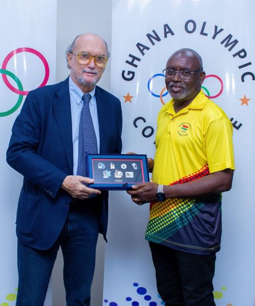 GOC President engages AIPS President, praises SWAG for impact.